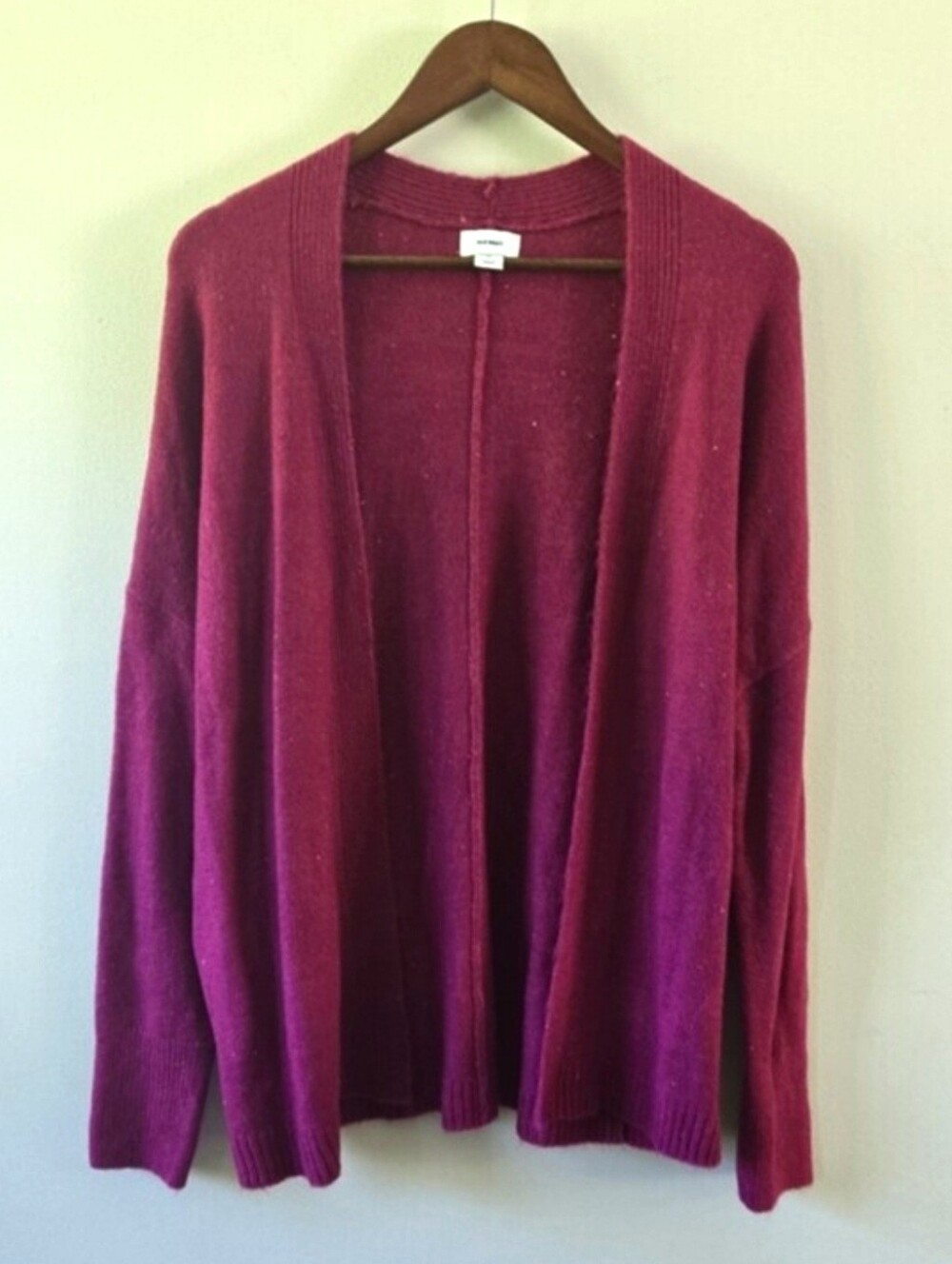 Old Navy Open Front Knit Cardigan Pink Medium